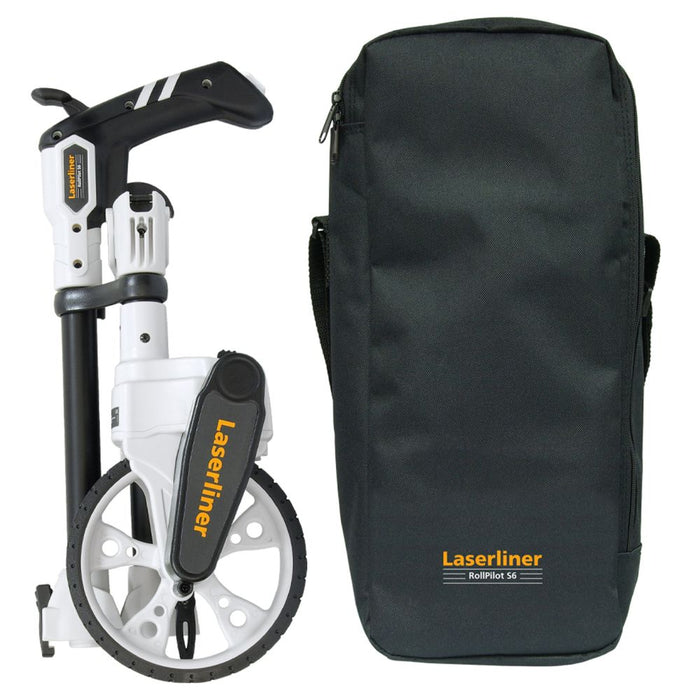 Laserliner - Roll-Pilot S6 Telemetro elettronico a rotella per rettilinei e curve