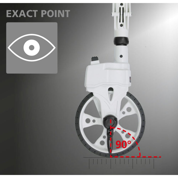 Laserliner - Roll-Pilot S6 Telemetro elettronico a rotella per rettilinei e curve