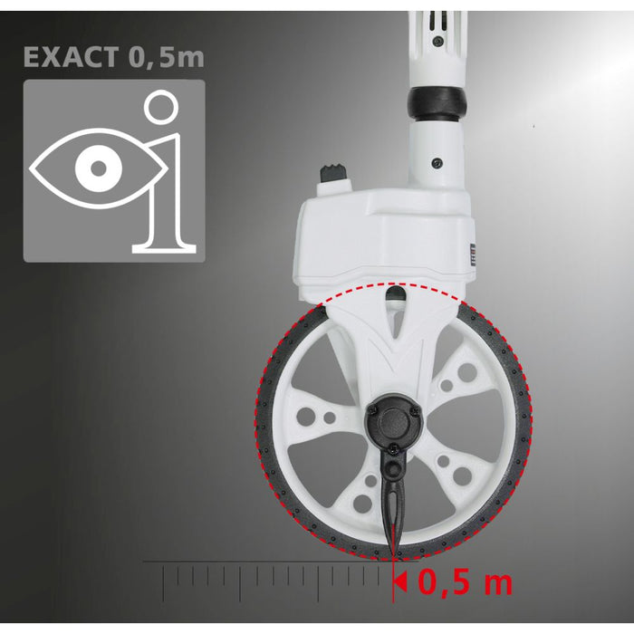 Laserliner - Roll-Pilot S6 Telemetro elettronico a rotella per rettilinei e curve