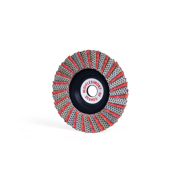 Montolit MIDIFLEXIMONT-GG – Disco Lamellare Diamantato Gr.60 Ø76mm per Mini Smerigliatrice