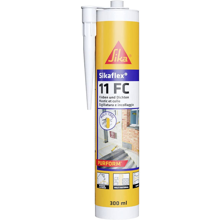 Sika - Sikaflex 11 FC Purform White, Polyurethane sealing adhesive ml. 300
