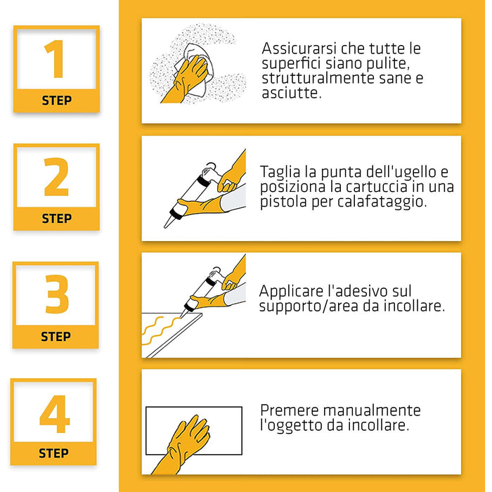 Sika - Sikaflex 11 FC Purform Grigio, Adesivo sigillante poliuretanico ml. 300 scatola da 12 pz.
