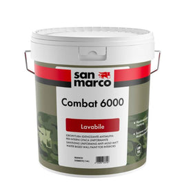 San Marco - Combat 6000 Washable anti-mold paint for interiors, White