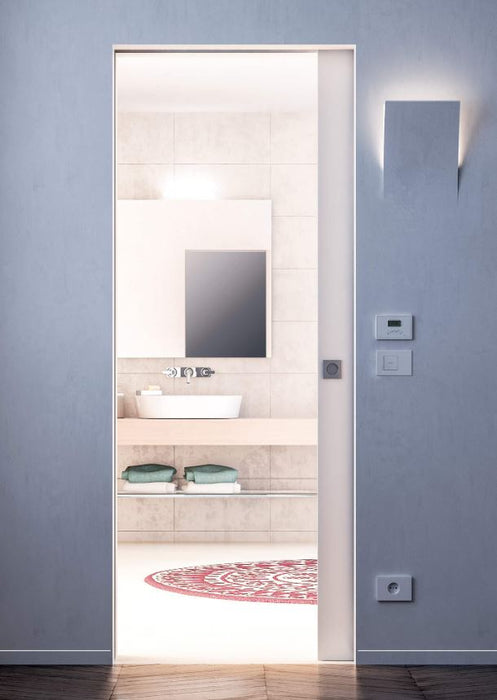 Eclisse - Controtelaio per cartongesso FILO MURO Mod. Syntesis LUCE  per porta a scomparsa sp.150