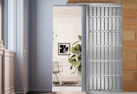 Controtelaio Syntesis Filo Muro sp.108 per Intonaco – Eclisse Porta a Scomparsa 60-90x210