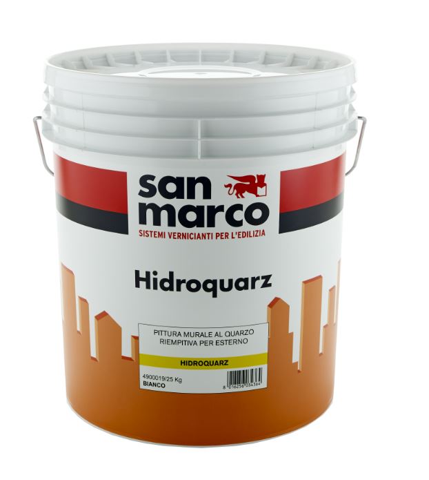San Marco - Hidroquarz kg. 25 Pittura bianca al quarzo per esterno