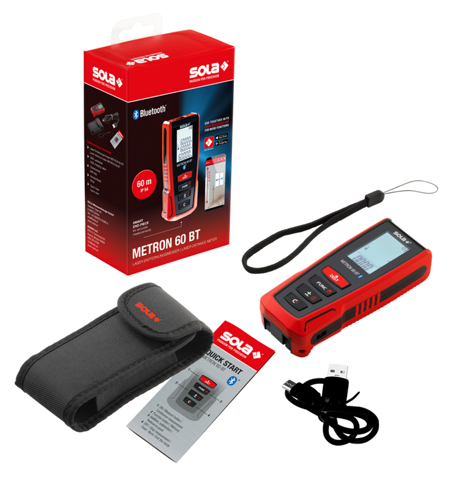 Sola - Misuratore laser di distanza bluetooth METRON BT 60