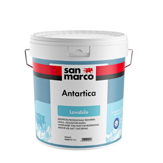 San Marco - Antartica Washable water-based paint, White