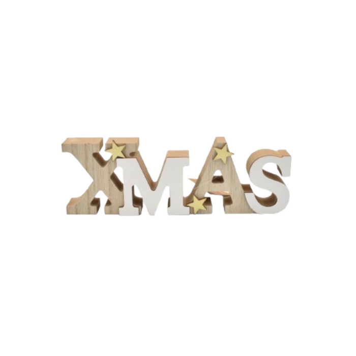 GEV CASA - Scritta decorativa in legno stile nordico