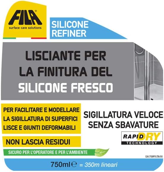 Fila - Silicone Refiner ml. 750 lisciante per la finitura del silicone fresco