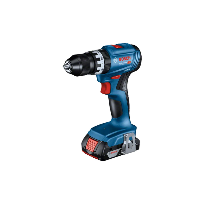 Bosch - trapano avvitatore GSB 18V-45 con percussione e 3 batterie incluse