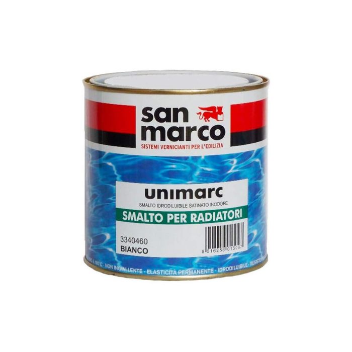 San Marco - Unimarc Smalto all'Acqua per Radiatori Bianco Lt 0,75