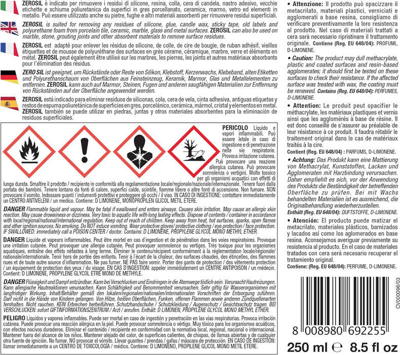 Fila - Zerosil Rimuovi silicone ml. 250