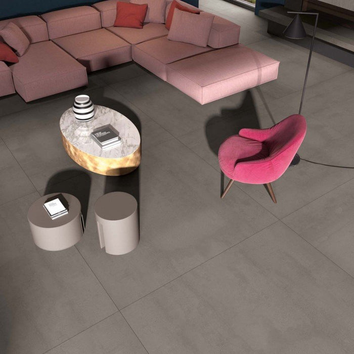 Abk - Pavimento/rivestimento gres porcellanato Crossroad Chalk Smoke 80x160 rettificato