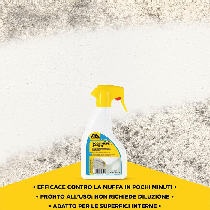 Fila - Toglimuffa attivo Active1 Rimuove muffe, alghe, funghi, microrganismi