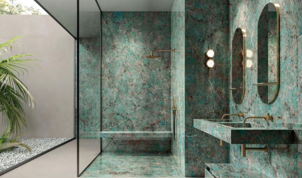 Italgraniti - Pavimento/rivestimento gres porcellanato Amazzonite 80x80 lappato rettificato