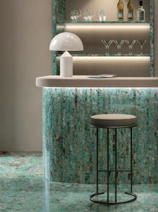 Italgraniti - Pavimento/rivestimento gres porcellanato Amazzonite 80x80 lappato rettificato