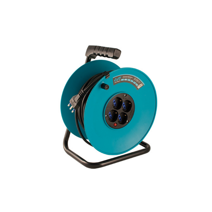 FT SPA - Avvolgicavo termoplastico mt.40 con cavalletto metallico cod.40310