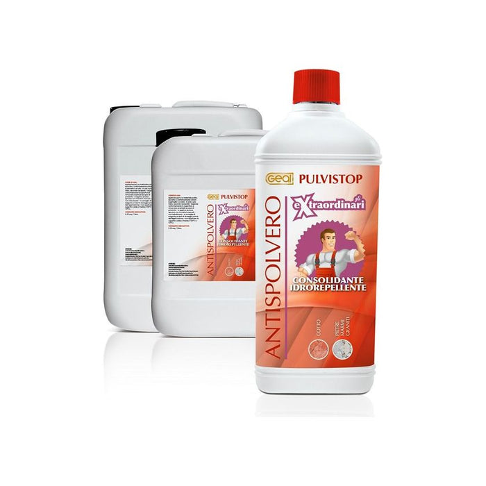 Geal - Pulvistop Idrorepellente consolidante antispolvero a base acqua effetto naturale