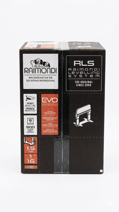 Raimondi - 2200 HD Bases for 1.5 mm joints and for tile thicknesses from 3 to 12 mm Leveling System RLS