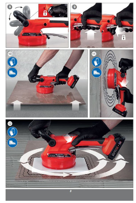 Ventosa Montolit con batterie Li-ON