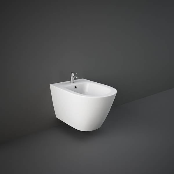 Rak - Bidet sospeso bianco alpino serie Resort (senza miscelatore) w/hidden fixation