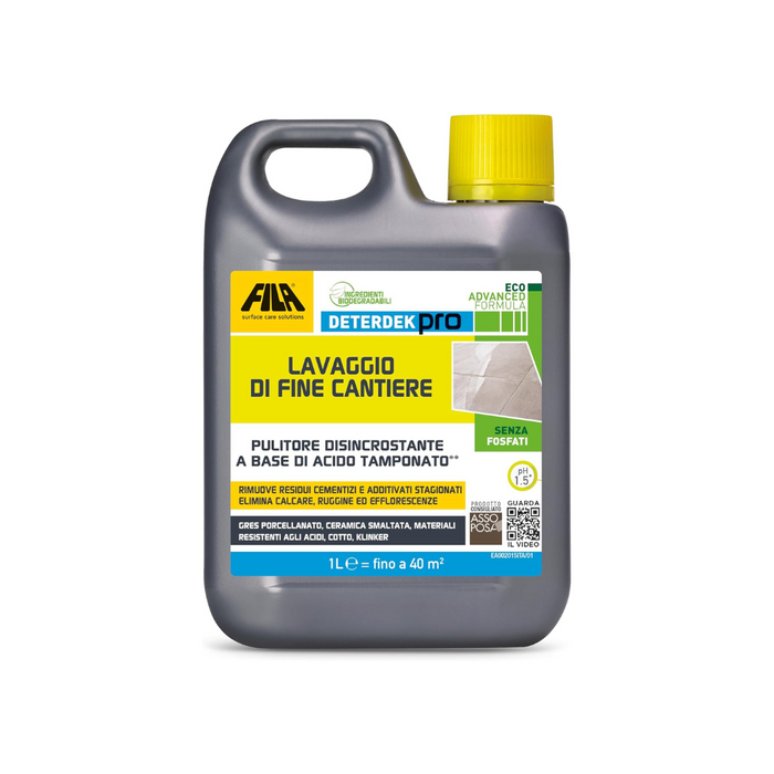 Fila - Deterdek Pro detergente per pulizia fine cantiere
