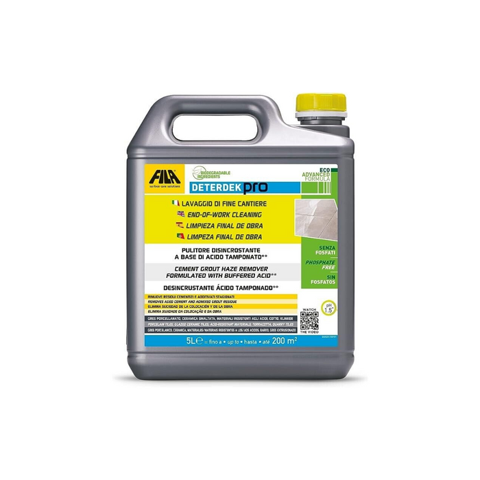 Fila - Deterdek Pro detergente per pulizia fine cantiere