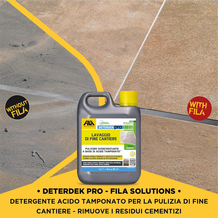 Fila - Deterdek Pro detergente per pulizia fine cantiere