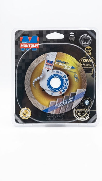 Montolit - Disco diamantato Freccia oro 125mm CGX125
