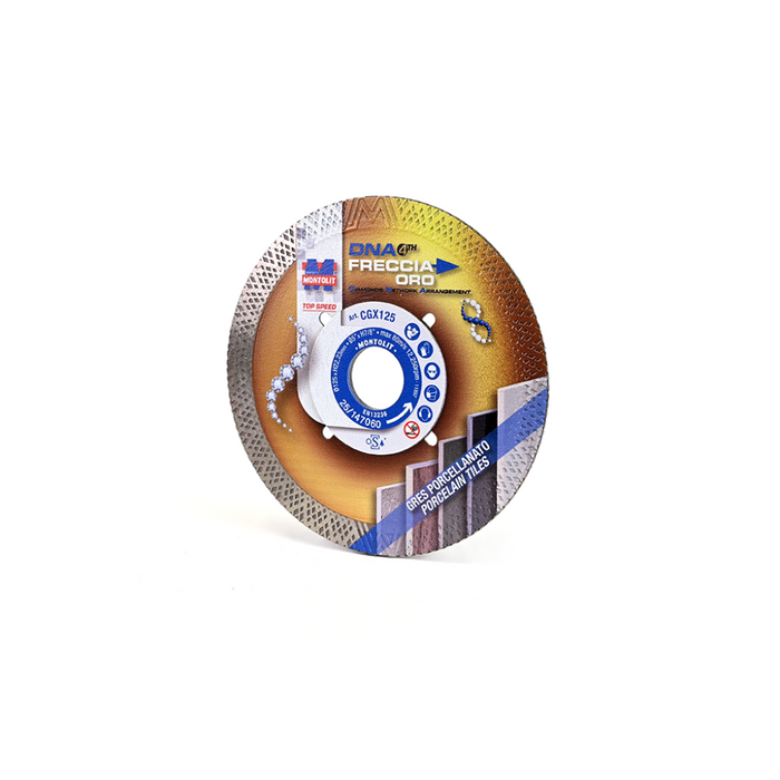 Montolit - Disco diamantato Freccia oro 125mm CGX125