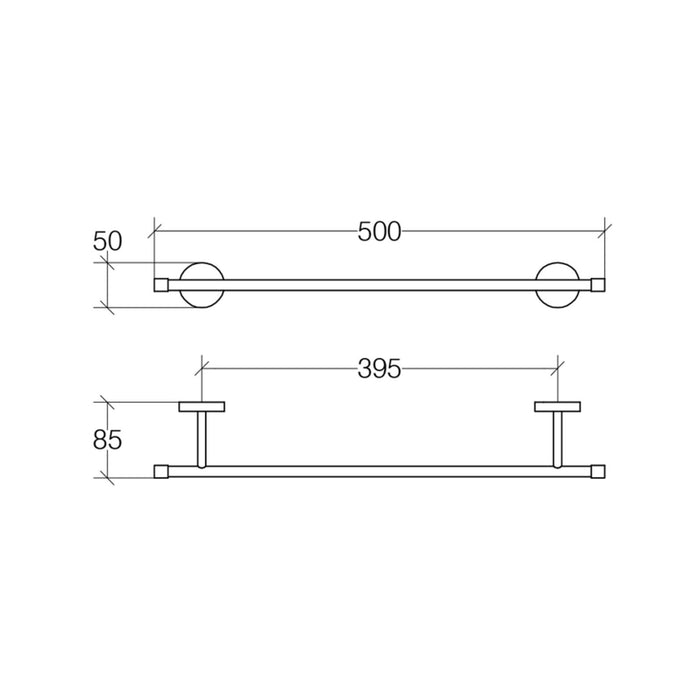 Lineabeta - Porta Salvietta Duemila in ottone cromato