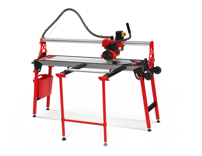 Rubi - Segatrice elettrica DL-125 a testa mobile, potente, leggera e trasportabile