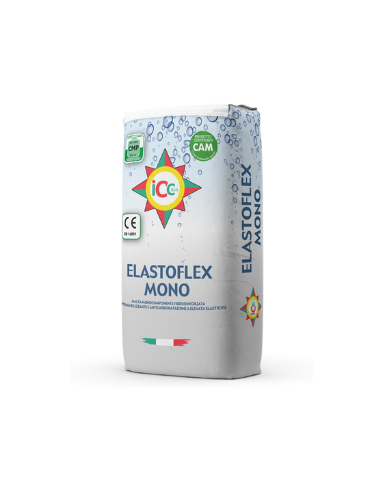 Elastoflex Mono – Malta Impermeabilizzante Elastica Fibrata Monocomponente 20 kg