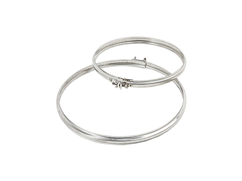 Zinco Group - Fascetta di bloccaggio per canne fumarie in acciaio inox (vari diametri)