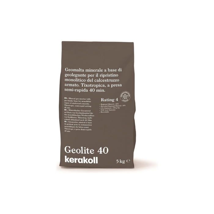 Kerakoll - Geolite 40 kg.5 Malta Strutturale Da Ripristino per il Calcestruzzo
