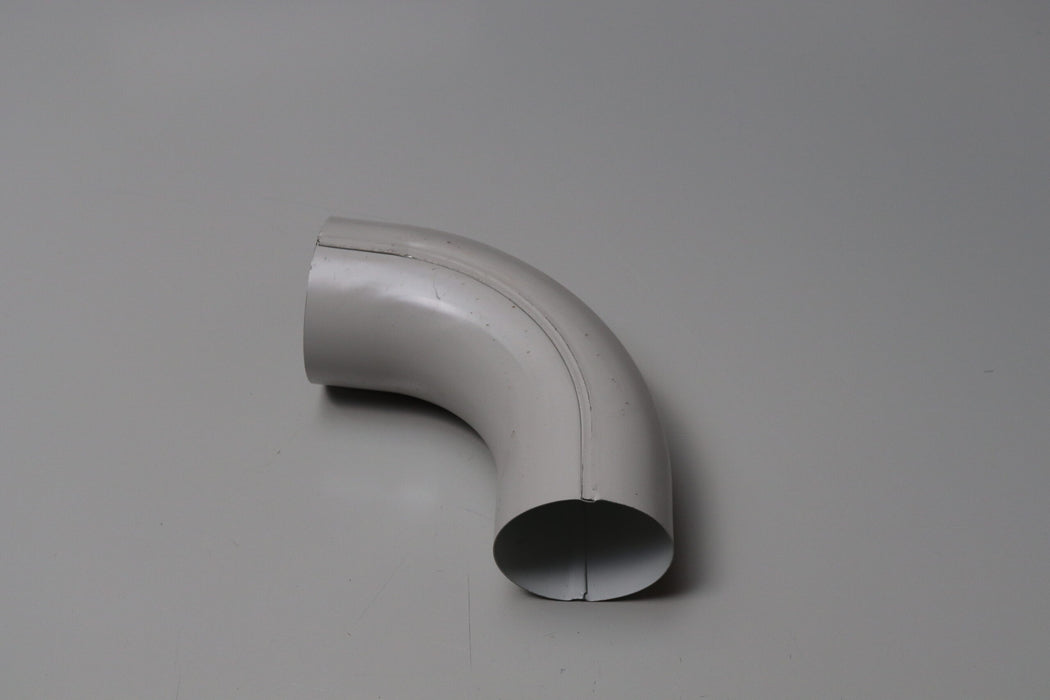 Gomito pluviale lamiera bianco grigio fig. 3 (curva chiusa) d.80