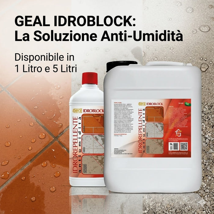 Geal - Idroblock idrorepellente a base acqua effetto naturale