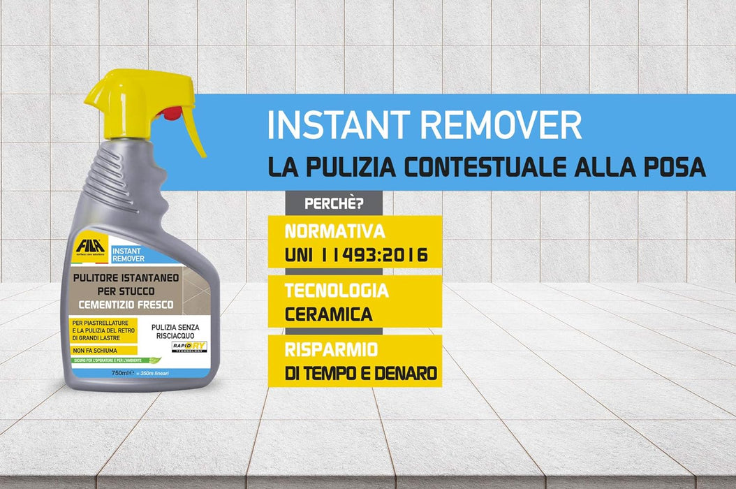 Fila - Instant Remover ml. 750 Pulitore istantaneo per stucco cementizio