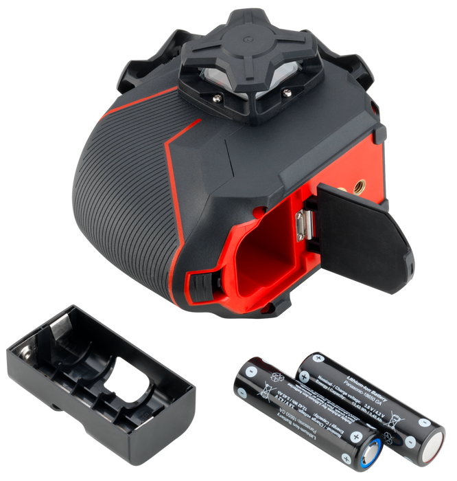 SOLA PLANO 3D GREEN RCB SET – Livello Laser 3×360° con Base Radio Comandata