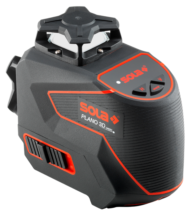 SOLA PLANO 3D GREEN RCB SET – Livello Laser 3×360° con Base Radio Comandata