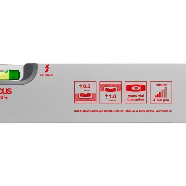 Sola - Livelle a bolla d'aria in alluminio AV