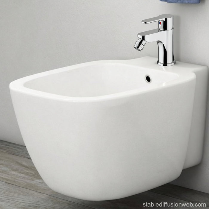 Paffoni - Miscelatore Bidet cromato monocomando mod. Blu cod. BLU135CR