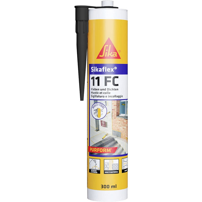 Sika Sikaflex 11 FC Black - Universal Elastic Adhesive