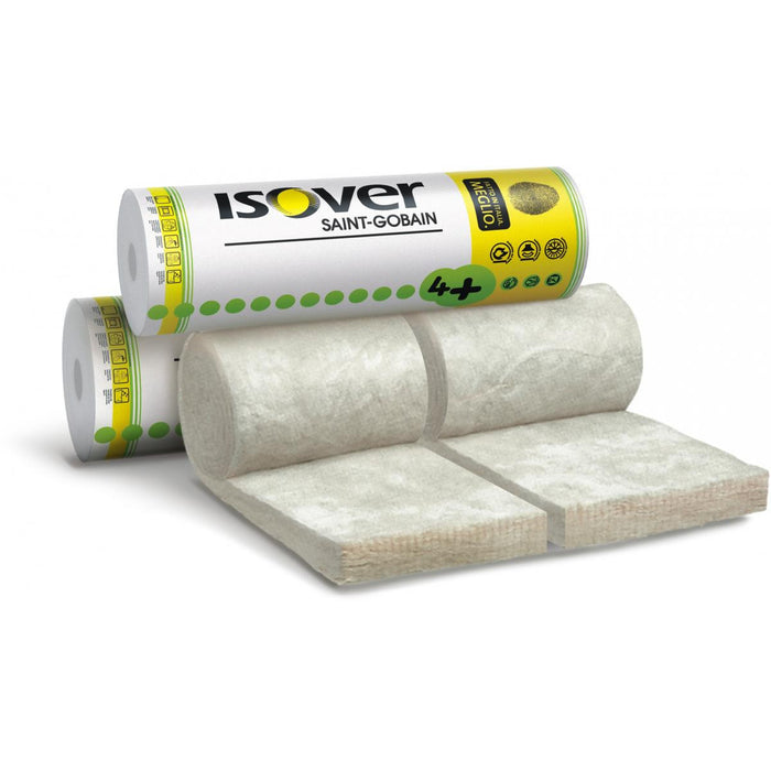 Isover - Acustipar 4+ lana vetro a rotoli per isolamento termico e acustico