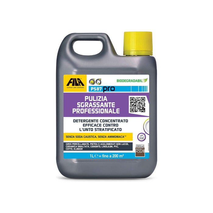 Fila - PS87 Pro lt. 1 e lt. 5 Pulizia sgrassante professionale