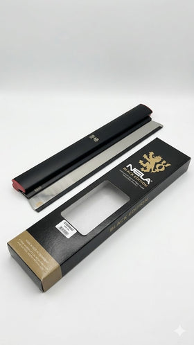 Nela - Spatola Edge "Black edition" per muro e cartongesso lama 60cm