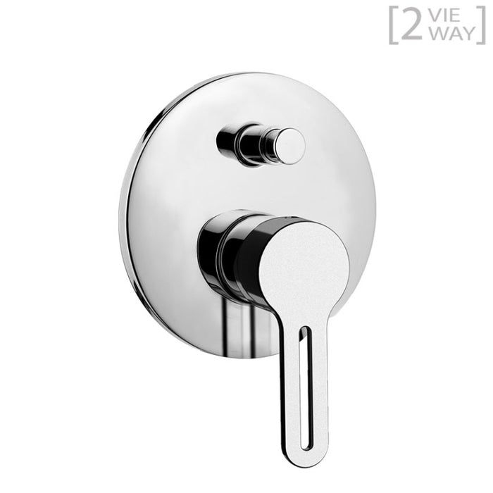 Daniel Rubinetterie - Built-in single-lever shower/bath mixer with Smart SR612CR diverter