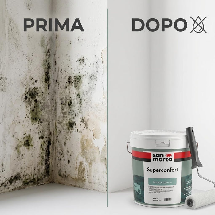 SAN MARCO Kit Antimuffa e Anticondensa per 30 mq – Combat 222 + Combat 333 + Superconfort