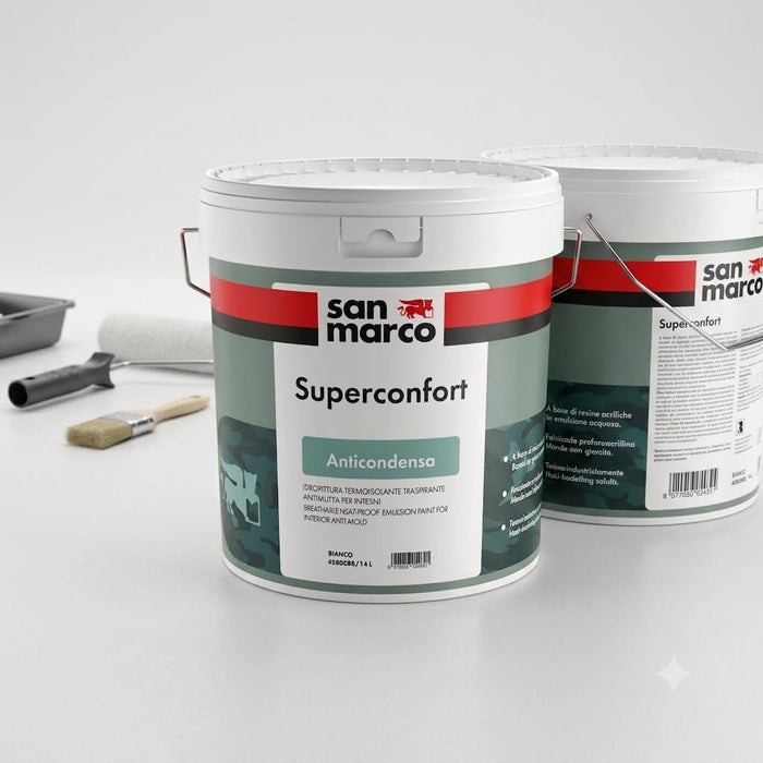 SAN MARCO Kit Antimuffa e Anticondensa per 30 mq – Combat 222 + Combat 333 + Superconfort